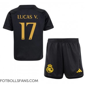 Real Madrid Lucas Vazquez #17 Replika Tredje Tröja Barn 2023-24 Kortärmad (+ Korta byxor)